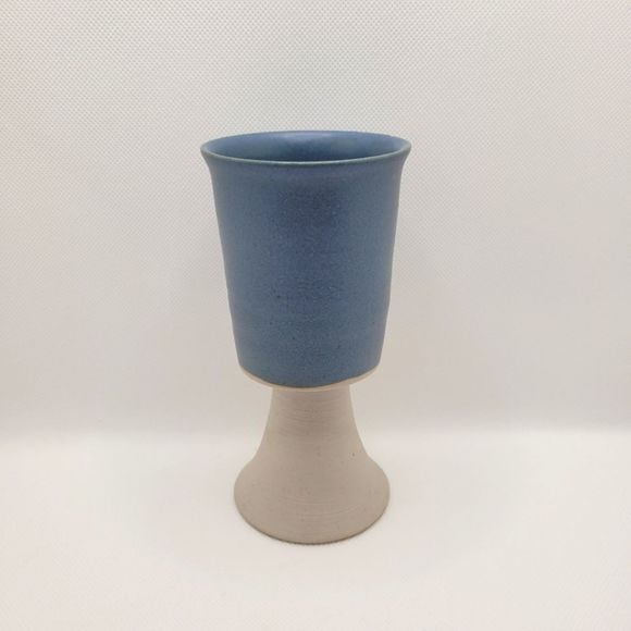 Vintage Mid Century studio pottery Chalice Tillapaugh of Walter Dexter Studios - Picture 1 of 9